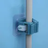 Väggmonterad mopparrangör hållare borste kvast hänger hem förvaring rack badrum sugar hängande rör krokar hushållsverktyg hem jla13442