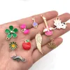 30pcs/pack 30Pcs Mixed Cute Enamel Charms Pendant DIY Bracelet Neacklace For Jewelry Making