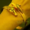 Bangle vintage Western Horse Double Horse Head Equestrian Charme Cowboy Bracelet Jóias de manguito 2022