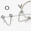 925 Sterling Silver Dangle Charm New Alloy Charm Star Love Heart Chain Beads Bead Fit Pandora سوار سوار سوار المجوهرات DIY