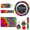 Steering Wheel Covers Eight Piece Set Of Auto Parts Is Suitable For All Vehicles With Cover / Pad Keychain CovSteering CoversSteering