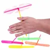 10203040pcs Novely Plastic Bamboo Dragonfly Propeller Baby Kids Outdoor Toy Tradition Classic Nostalgic Toys Flying Arrows 220621