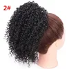 Cabelo sintético natural de alta qualidade Woman Woman Chela Curly Rail com Ajusta de Cabelos de Ajusta Extensão