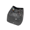 Borse da sera Borse a tracolla a catena mini da donna Borse a tracolla con strass in cristallo Borsa a tracolla con strass Fashion DiamondSera