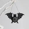 Lampe LED chauve-souris pour Halloween, lanterne de décoration extérieure pour la maison, le jardin, la fête, nouvelle lampe à capuche avec crâne effrayant