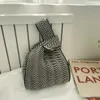 Вечеринка поставки ниша дизайн design twill tote сумка сумочка женская вязаная тканые мягкие сумки модные сумки с подмышечной сумкой для плеча женщин женщины