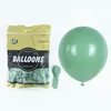 119pcs Vintage Green White Gold Balloon Garland Arch Kit para crianças Jungle Birthday Party Soff Decorações de casamento 220523