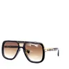 Gafas de sol Gafas de sol Gafas para hombre 164 Oversize Square Vintage Retro UV 400 Protección 18K Oro Hombre Mujer Playa