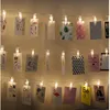 Strings String Lights Po Clip Fairy Fairy Battery Operated Garland Christmas Decoration Party Wedding Xmasled Ledled Led