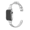 Bracelet de montre à paillettes siamois pour Apple Watch Series 7 6 5 4 Se 3 Bracelet de sport transparent Bracelet de montre transparent Iwatch 41mm 45mm 44mm 42mm 40mm 38mm Bandes Accessoires