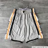Team basketball shorts bara don retro bär sportbyxa med fickdragare svettbyxor höft pop vit blå orange grå