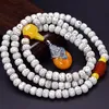 Link Chain Natural A Xingyue Bodhi armbanden 108 kralen Vintage Amulet Wood Tibetaans Boeddhisme Sieraden Accessoires Japa Malalink Lars22