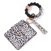 Bead Bracelet Fair Leopard Card Bag Деревянный бисера