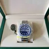 Perfect Men Watch N V12 116619 Blue Dial 904L Ceramiczny Sapphire Waterproof 3135 Ruch Automatyczne mechaniczne zegarki męskie zegarki z oryginalnymi papierami pudełkami