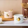 Tassen Kreative Keramik Gold Mond Sonne Kaffee Mit Handgriff Porzellan Tee Milch Tassen Nordic Hause Büro Wasser Becher Tasse nette GiftMugs