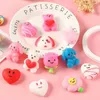 TPR Squishy Animal Fidget Speelgoed Voor Valentine Day Cartoon Huisdier Extrusie Vent Decompressy Toy Leuke Squeeze Mochi Rising AwreAct Ball 16 Color Wasable
