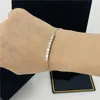 Link Chain Cubic Classic 18K Gold vergulde titanium staal roestvrijstalen honingraat honingraat armband gouden zilveren armbanden voor vrouwen verstelbaar