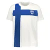 S-3XL 2020 2021 Finlande Équipe Nationale Soccery Jerseys Pukki Skrabb Raitala Jensen Suomi Nouvelle maison Blanc Blue Blue Hommes Football Shirts Uniformes