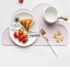 Sublimation Silicone Cloud Shape Placemat Kids Plate Mat Food Grade Silicone Table Pad Waterproof heat insulation Kitchen gadget Easy Clean