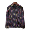 Jackets Mens Coats Hip Hop Streetwear Casual Jacket Fashion Long Sleeves Hooded Windbreak Letters Printed Designers Outerwear