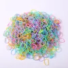 500Pcs/Pack Colorful Small Disposable Hair Bands Scrunchie Girls/Kids Rubber Band Ponytail Holder Hair Accessories