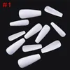 Wholesale Price Long Coffin Press on Nails Candy Color Full Cover Acrylic Nail Tips Ballerina Fake Nails