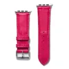 Bracelets de montre de créateur de mode pour iwatch Series 1 2 3 4 5 6 Fit 38 40 41 42 44 45 mm Bandes intelligentes en cuir de qualité supérieure Bracelet de luxe Bracelets de montre Smartwatch sans fil