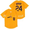qqq8 Air01 Top Quality LA Mens 8 24 Bryant Jersey The hall of fame Bryant Jersey Basketball Yellow White Grey Black 100% Stitched Baseball Jersey