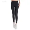 Damskie legginsy Spodnie do jogi Lady Slim Track Pant Stocking Trouse Odzież wierzchnia Wysoka talia Sport Capris Z pętelką Designerskie legginsy S-XL 2XL