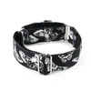 Dog Collars & Leashes Martingale Greyhound Collar Fabric Black Butterfly Adjustable 3.8cm Wide NecklaceDog