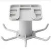 Rotary storage hook home creative wall hanging 6-claw hook punch-free multi-functional bathroom kitchen hooks