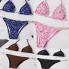 2022 bikinidesigner Dambaddräkt simkort Hög midja Bikini Lyxbaddräkt Strandbaddräkt S-XL