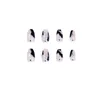 False Nails Fake Long Flat-Headed Simple Graffiti Wear Nail Stickers Finished 24 With Glue TY Prud22