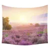 Vägg hängande art deco sunrise beach wave tapestry vardagsrum sovrum hem dekor bakgrund dekorativ vägg tapestry j220804