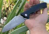 High End Flipper Zakmes VG10 Damascus Staal Blade CNC G10 Handvat Kogellager Fast Open EDC Zakmessen