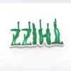 2022 الجملة الرخيصة Zodiac Sign PVC Designer Metal Bling Charm للأحذية