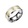 8 mm Titanium Steel Nouveau anneau de dragon lumineux Populaire Bande de bijoux Anneaux Designer entier2903224