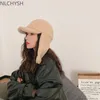 Beanie/Skull Caps 2022 Women's Hat Winter for Female Thicken Cold Cap Warm Windbreak Pilot med öronflikar Lady Beanie Davi22