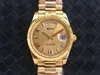 EW Factory Men's Watch Garantie Card est exactement le même que le code de montre 2836 Mouvement Gold Case 41 mm Date de jour II Sapphire Glass Watch Watches Watches High Quality