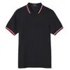 T-shirt polo da uomo casual tinta unita estiva T-shirt sportiva da uomo e da donna manica corta con risvolto