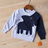 T-shirts Kinder Kostüme Pailletten Cartoon Tier Druck Frühling Herbst Lange Ärmeln Sweatshirts 2022 Baby Mädchen Kleidung Jungen ClothesT-sh