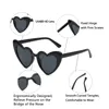 여성용 하트 모양의 선글라스 패션 사랑 UV400 보호 안경선글라스