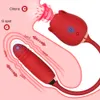 Vasana 10 Speed ​​Rose Rose Sucking Vibrator 1 in 1 Clitoris Stimulator and Love Egg Dildo