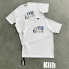 Kläder T-shirt överdimensionerade Kith Paris Street Scene Men Women Vintage Limited Edition Architecture T Shirts Clothingbizs