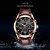 Poedagar Men Heken roestvrijstalen top Luxe mode Business Polshorwatch Waterdicht Luminous Quartz Watches Relogio Masculino 220530