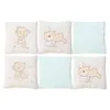 6 Pcs/Set Children's Cot Bumper Baby Head Protector Baby Bed Cartoon Protection Bumper Cotton Cot Baby Bumpers In The Crib G220421