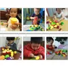 子どもプレイハウスおもちゃカットフルーツプラスチック野菜キッチンベビーゲームキッズプレイセットeonal Infant Toys220628