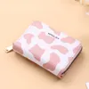 Fashion Cow Pu Leather Cartoon Anime Multi-Card Slot Short Women Coin Purses Women Plånbok för utomhuskvinnlig tjej