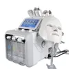 Prodotto caldo 7 in 1 idrafacials macchina spray ossigeno spray rf aqua scrubber micro dermabrasione macchina bellezza con maschera a LED
