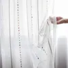 Curtain & Drapes MRTREES Colored Lines Stripe Sheer Curtains For Bedroom Living Room Kitchen Semi Voile Window Treatments Home Decor